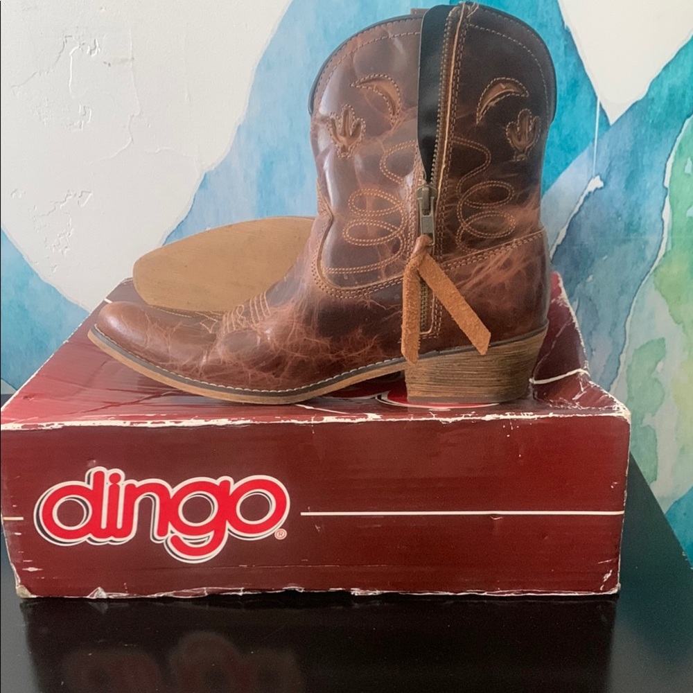 Dingo Rustic Brown Western Boots